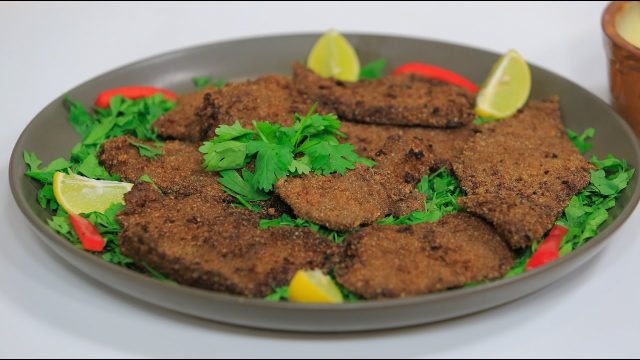 طريقة عمل الكبدة البانيه