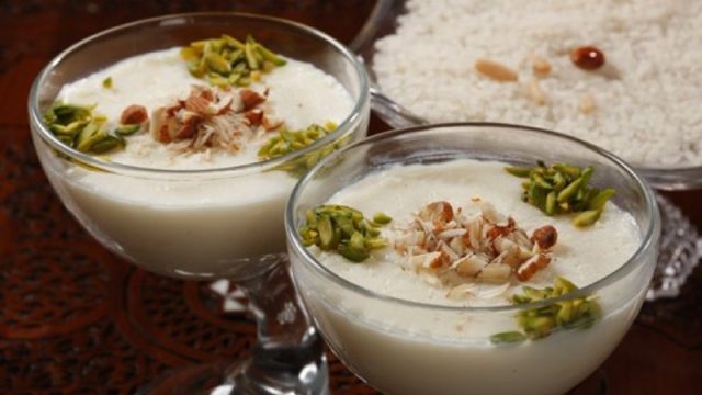 طريقة عمل مهلبية الشوفان بجوز الهند