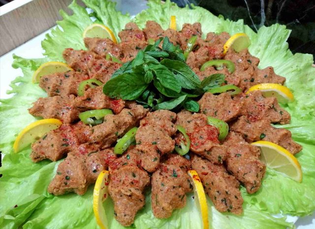 طريقة عمل كبة نية بدون لحمة