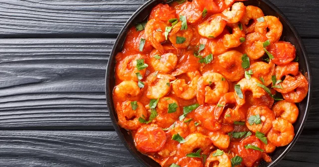 طريقة عمل صينية جمبري بالفرن