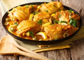 طريقة عمل دجاج باللبن والزعفران