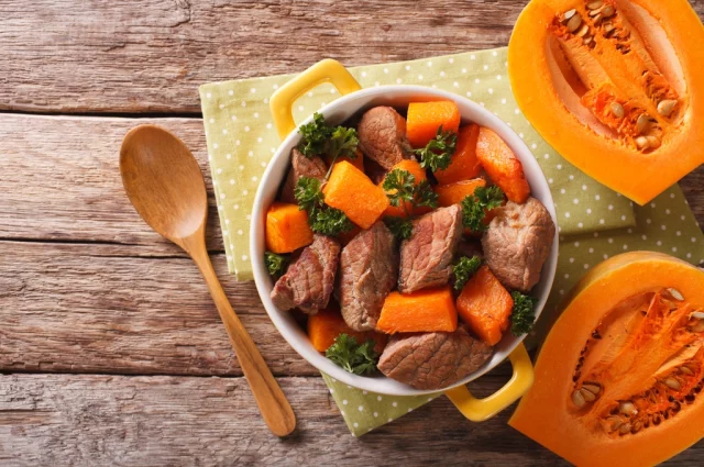 طريقة عمل ايدام القرع باللحم