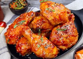 الدجاج الترياكي بصوص الصويا