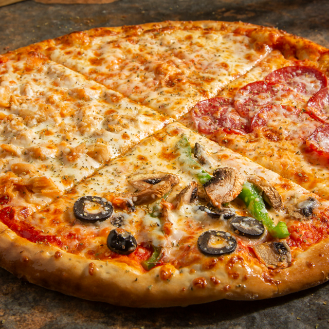 طريقة عمل بيتزا الفصول الأربعة