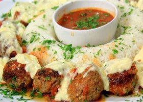 طريقة عمل كفتة بالموزاريلا