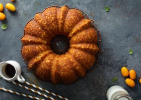 طريقة عمل كيكة البرتقال بالحليب