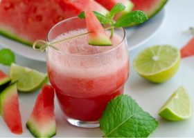 طريقة عمل عصير البطيخ بالنعناع