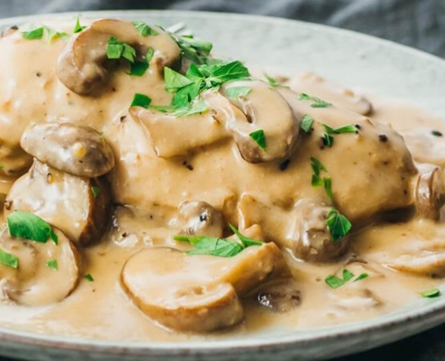 طريقة عمل ايدام الدجاج بالفطر