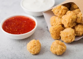 طريقة عمل بوب كورن دجاج بالصلصة