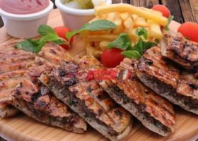 طريقة عمل رغيف اللحم والمشروم