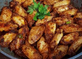 طريقة عمل جوانح الدجاج بالفرن