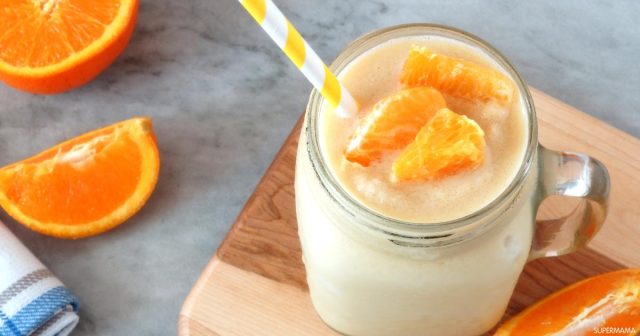 طريقة عمل سموثي البرتقال بالزبادي