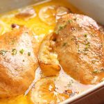 طريقة عمل دجاج بصوص التفاح
