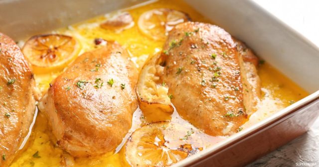 طريقة عمل دجاج بصوص التفاح