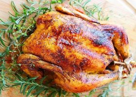 طريقة عمل الدجاج المشوى بالروزماري