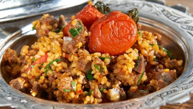 طريقة عمل دفين البرغل اللبناني