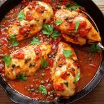 طريقة عمل صدور الدجاج بصوص الطماطم