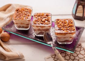 طريقة عمل كنافة بالكراميل