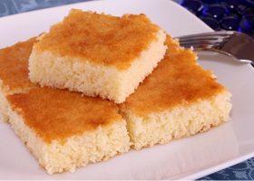 طريقة عمل بسبوسة بذور الشيا