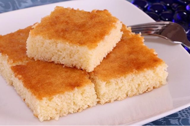 طريقة عمل بسبوسة بذور الشيا