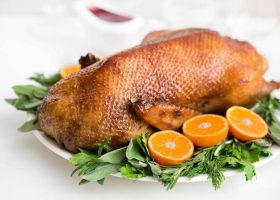 طريقة عمل بط بالجريب فروت