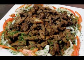 طريقة عمل شاورما اللحم الحارة