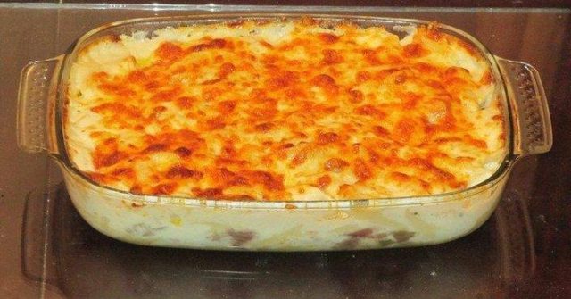 طريقة عمل صينية الدجاج بالخضار والبشاميل