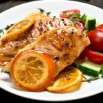 طريقة عمل صدور الدجاج بصوص البرتقال