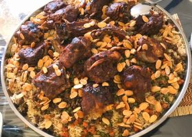 طريقة عمل اوزي باللحم والبازيلا