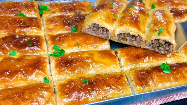 طريقة عمل بوريك الدجاج برقائق اليوفكا التركية