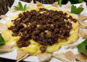 طريقة عمل تريت باللبن اكلة حلبية مشهورة