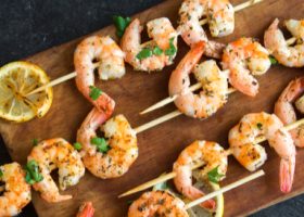 طريقة عمل الجمبري المشوي بالصوص الحار