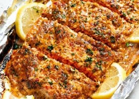 طريقة عمل السلمون بالروز ماري