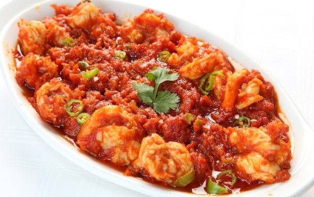 طاجن الجمبري الاسكندراني