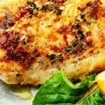 طريقة عمل تيمبورا السمك مع صوص الريحان