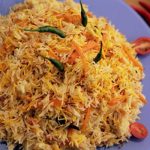طريقة عمل أرز بالجزر وحليب جوز الهند