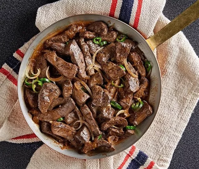 طريقة عمل كبدة الخروف المقلية