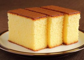 طريقة عمل كيكة السميد والدقيق