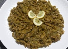 طريقة عمل الفول المشرمل