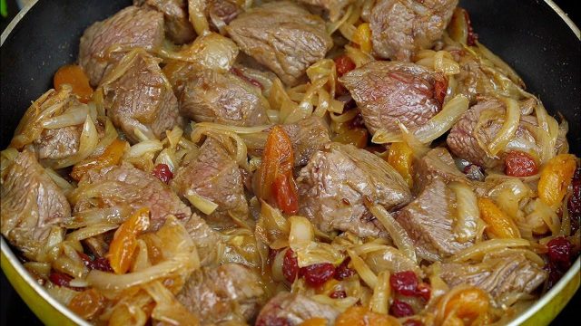 طريقة عمل بيلاف اللحم الأذربيجاني