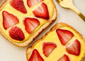 طريقة عمل خبز الكاسترد بالصامولي