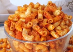 طريقة عمل مقرمشات المكرونة