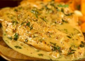 طريقة عمل صدور الدجاج بصوص الخردل