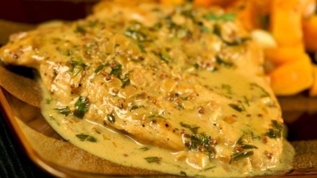 طريقة عمل صدور الدجاج بصوص الخردل