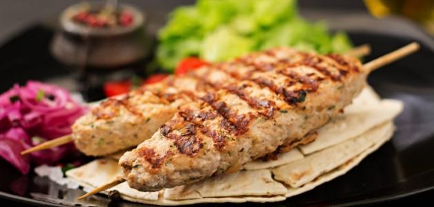 طريقة عمل صينية كفتة دجاج مشوية