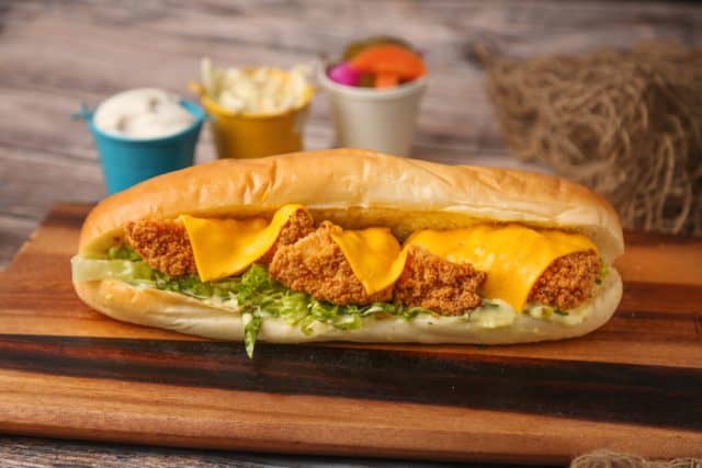 طريقة عمل ساندويش الزنجر بالكريمة