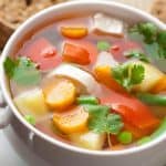 طريقة عمل شوربة الخضار بالزنجبيل