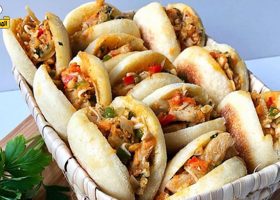 طريقة عمل البطبوط المعمر بالتونة والخضار