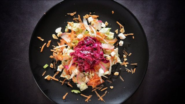 طريقة عمل سلطة الفصول الأربعة