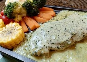 طريقة عمل دجاج بالكريما وصوص البيستو